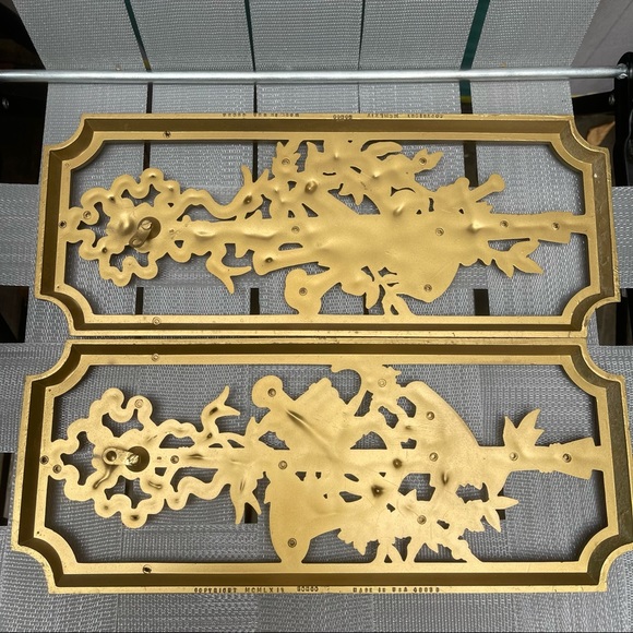 Vintage Pair Homco Home Interiors Musical Wall Plastic Plaques. - Picture 3 of 5